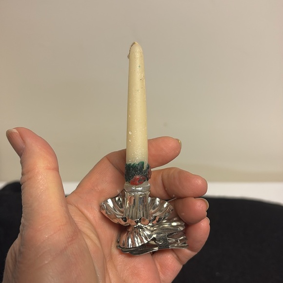 10 Christmas Tree Candle clips Tree Ornaments - Picture 2 of 5